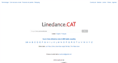 Desktop Screenshot of linedance.cat