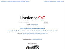 Tablet Screenshot of linedance.cat