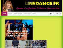 Tablet Screenshot of linedance.fr