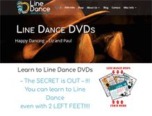 Tablet Screenshot of linedance.com.au